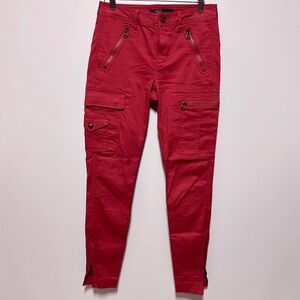 *NWOT* Polo Ralph Lauren Red Cargo Straight-Leg Pants, Size 2